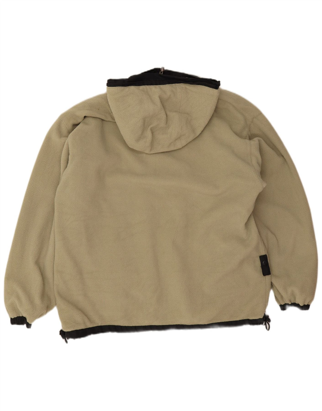 Kappa Chaqueta cortavientos reversible con capucha para hombre UK 36 Small Poliéster negro