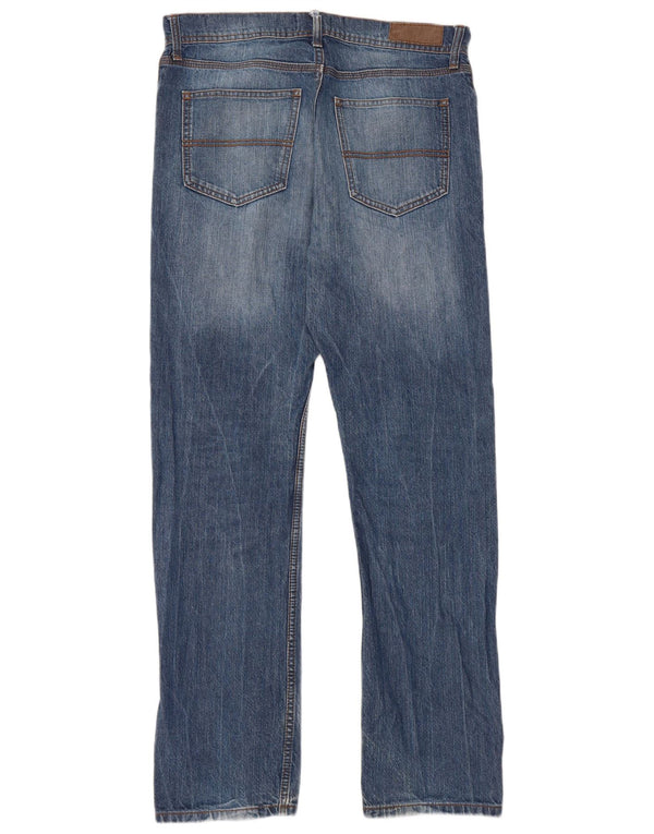 Marks & Spencer Vaqueros rectos de corte regular para hombre W32 L33 Algodón azul