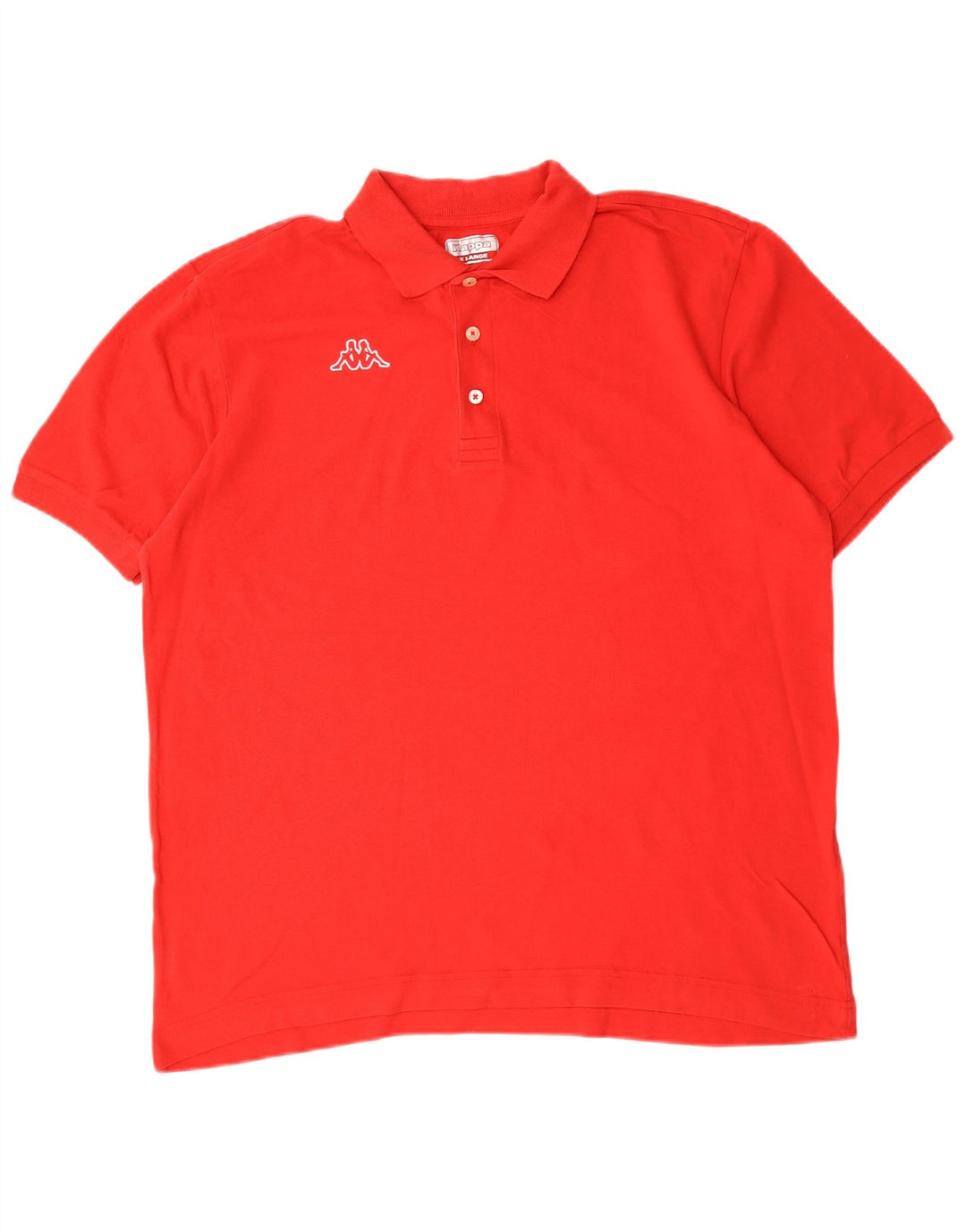 Kappa Polo Hombre XL Algodón Rojo