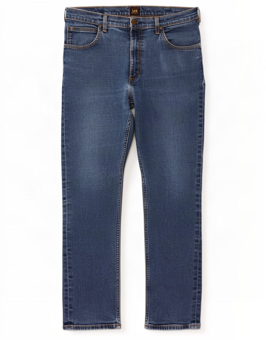 Lee Vaqueros Rectos Brooklyn Para Hombre W36 L32 Algodón Azul