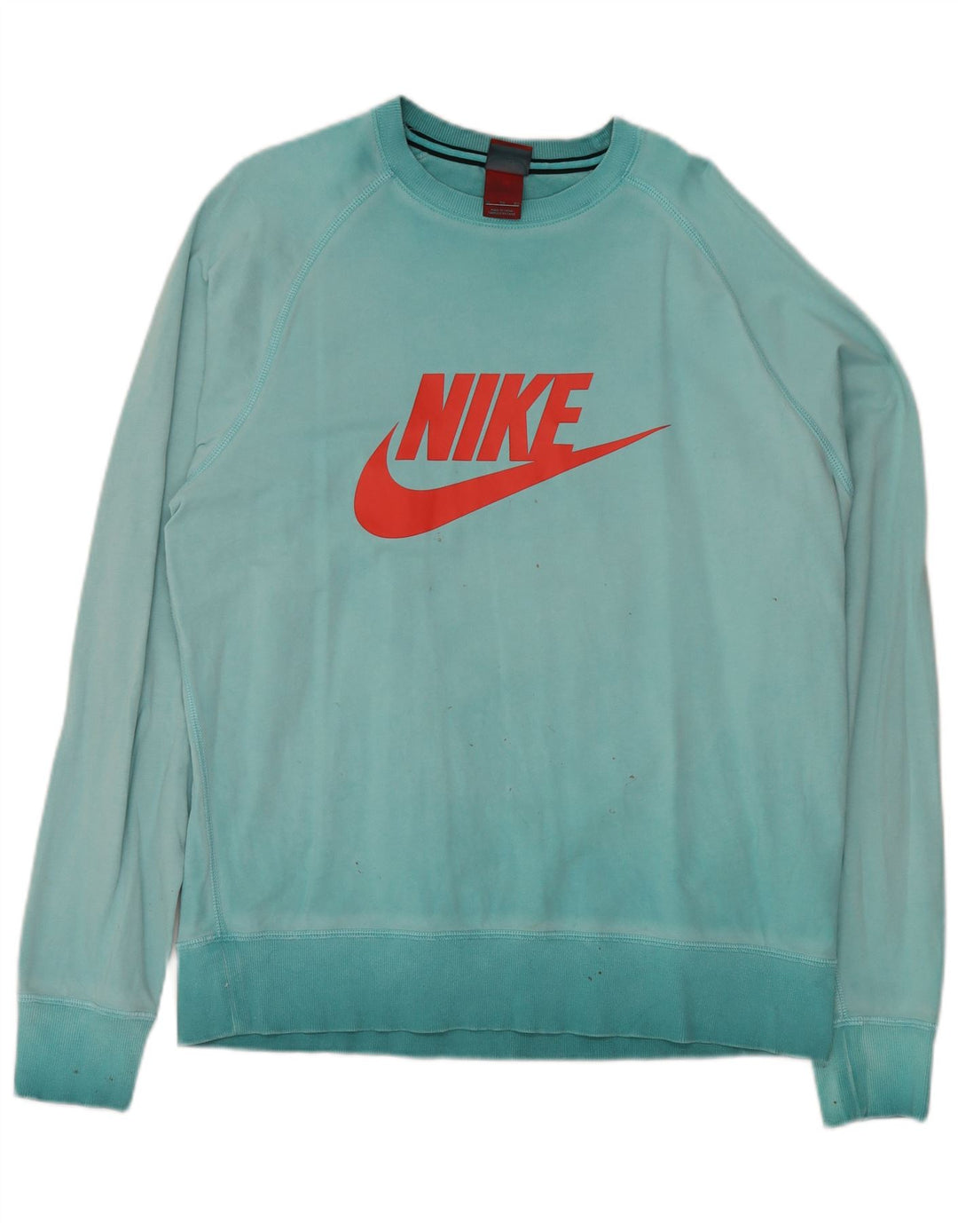 NIKE Sudadera gráfica Jumper XL Turquesa Algodón Hombre