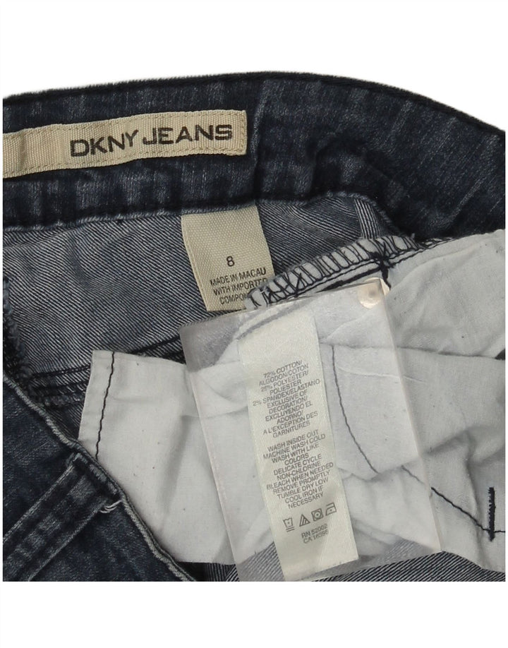 Dkny Jeans ajustados para mujer US 8 Medium W30 L31 Azul marino Algodón