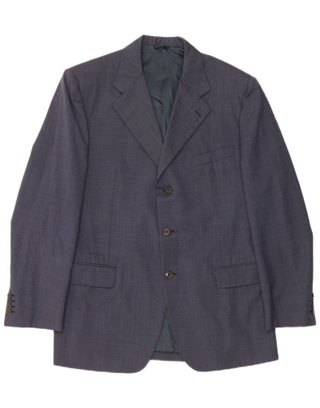 Burberry Chaqueta tipo blazer de 3 botones para hombre IT 54 Grande Lana azul marino