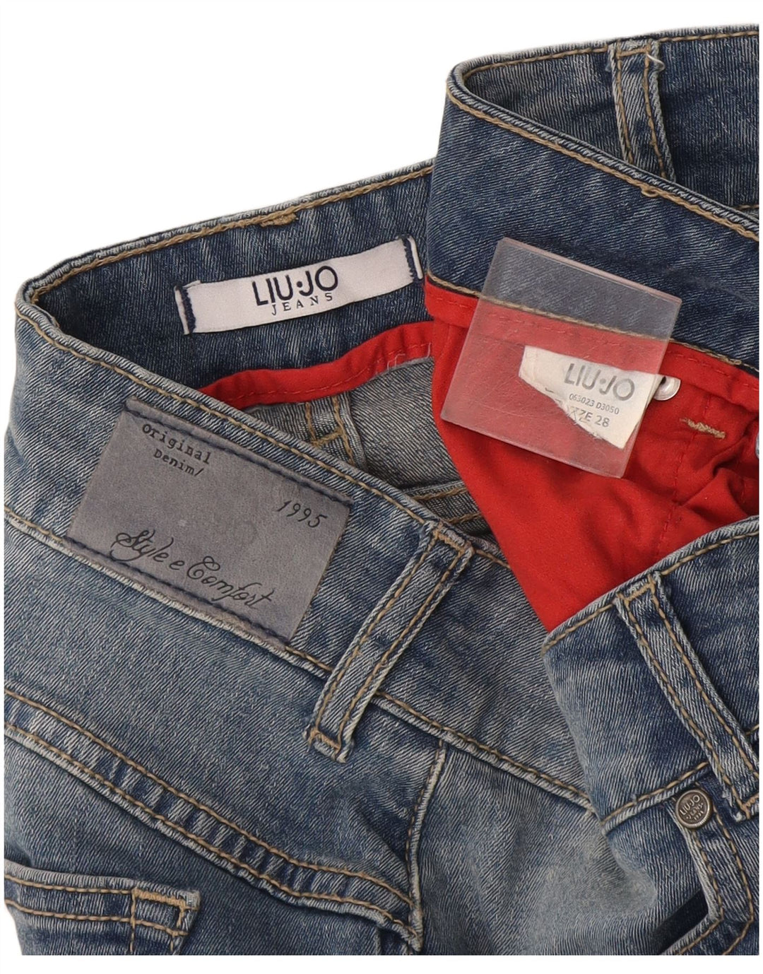 Vaqueros pitillo para mujer Liu Jo W28 L29 Azul