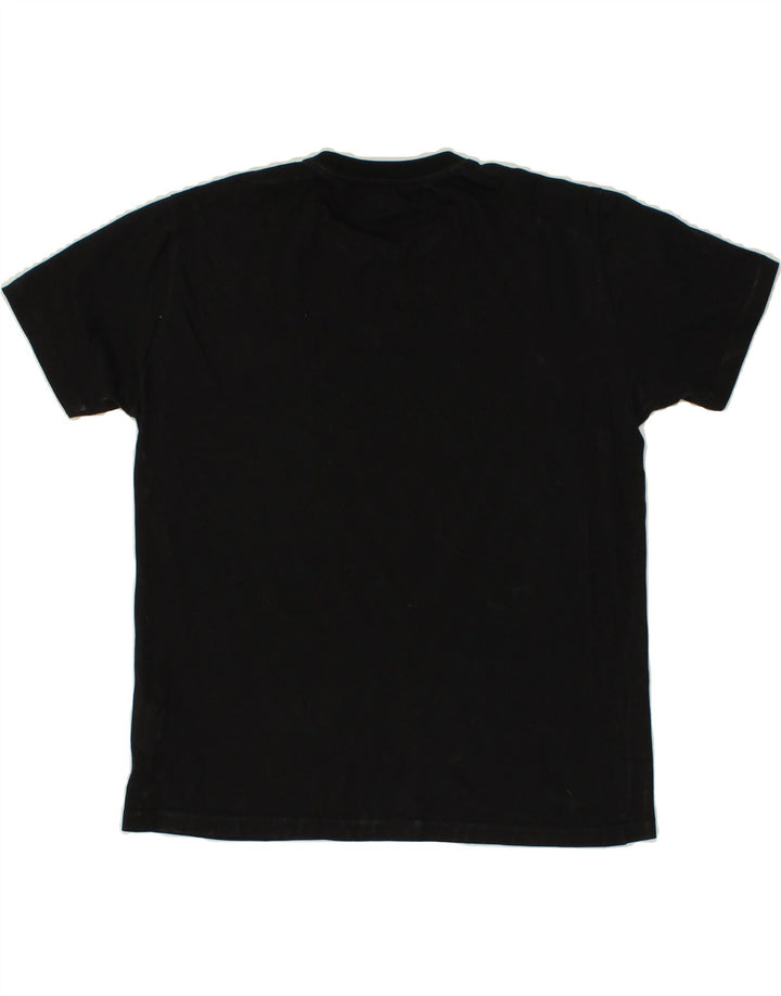 DONDUP Boys T-Shirt Top 14-15 Years Black Cotton Vintage Dondup and Second-Hand Dondup from Messina Hembry 