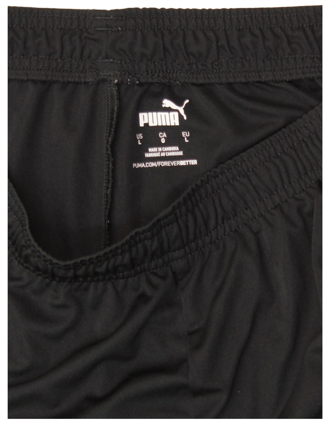 Puma - Pantalones cortos deportivos para hombre, talla grande, color negro