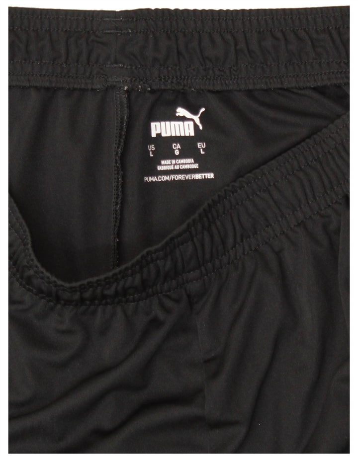 Puma - Pantalones cortos deportivos para hombre, talla grande, color negro