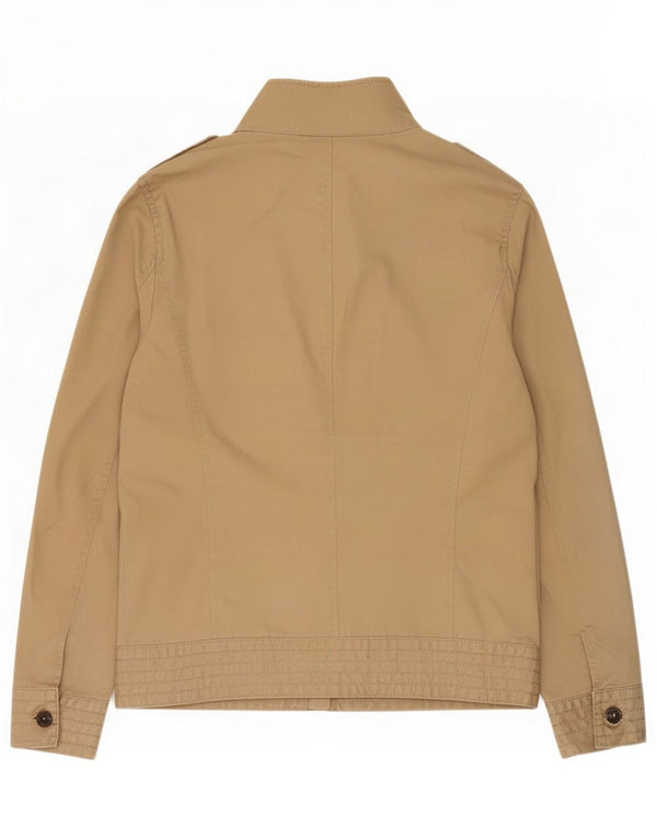 Zara Chaqueta militar para hombre Reino Unido 40 Grande Algodón beige