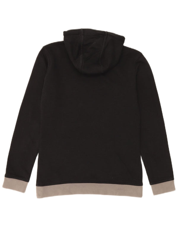 Kappa Hombre Sudadera Con Capucha Gráfica Jersey De Algodón Color Block Mediano Negro