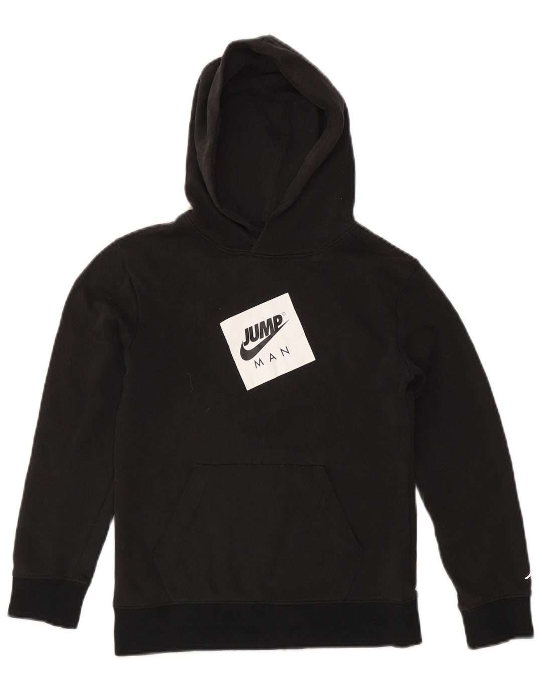 Jordan - Sudadera con capucha para niños, 10-11 años, talla mediana, color negro