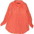 Zara Mujer Blusa Top UK 44 Rosa Medio