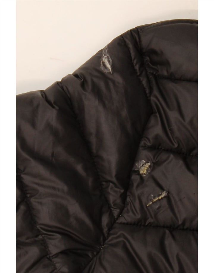 Champion Chaqueta acolchada con capucha para niños 11-12 años Grande Poliéster negro