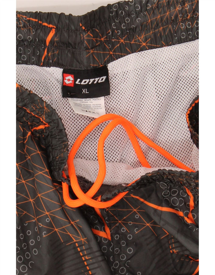 Bañador Lotto Hombre XL Gris Geométrico Poliéster