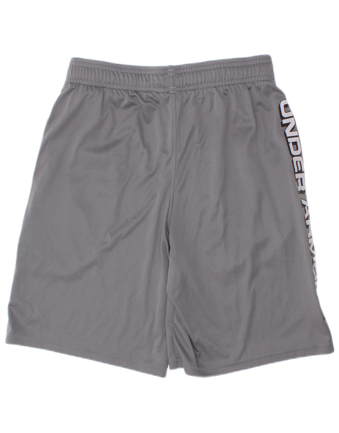 Under Armour Pantalones cortos deportivos con gráficos para niños 9-10 años Poliéster gris medio
