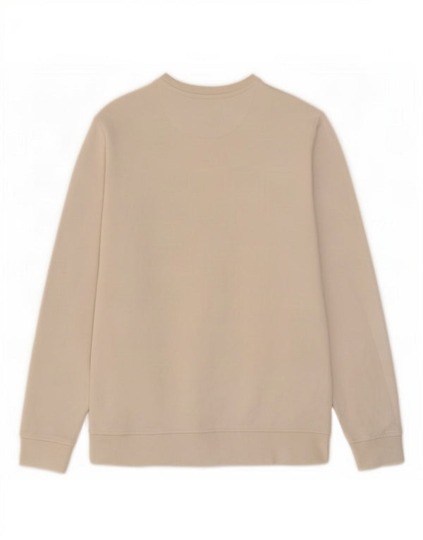 Lyle & Scott Hombre Sudadera Jumper Medium Off White Algodón