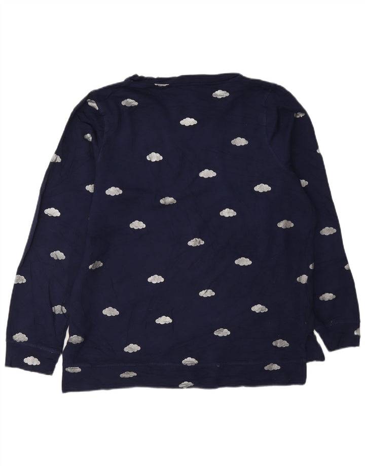 Oasis Sudadera de gran tamaño con gráfico para mujer UK 10 Small Azul marino