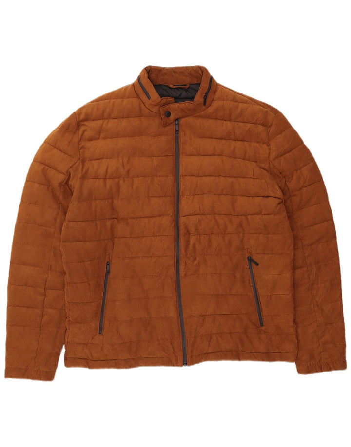 CLAYTON Chaqueta acolchada para hombre UK 44 2XL Marrón