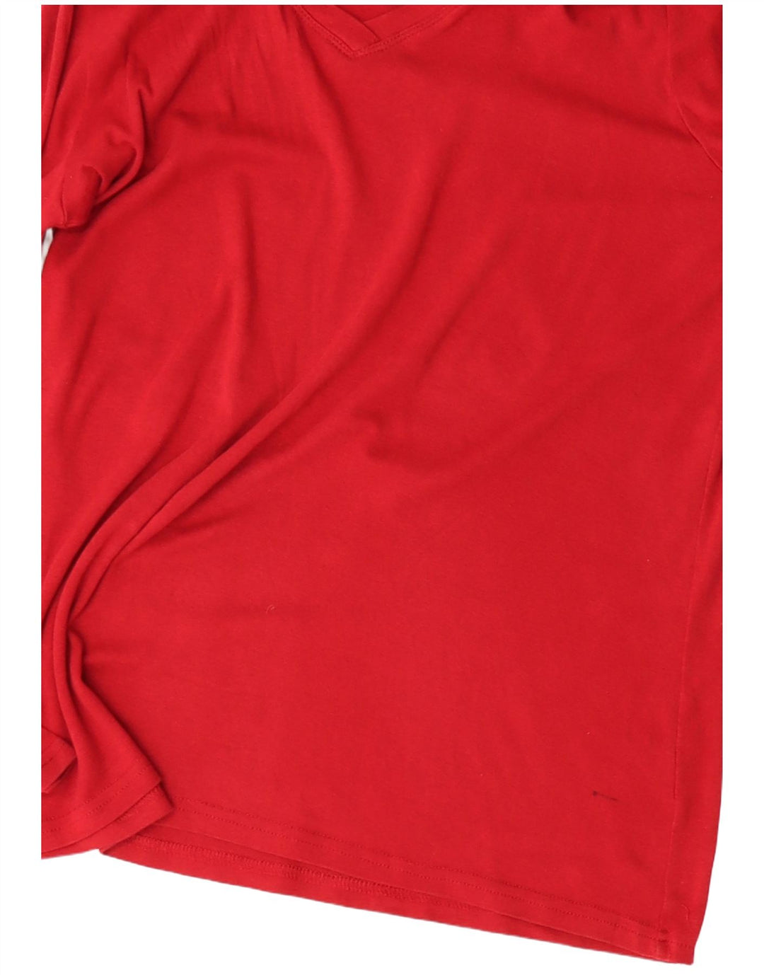 Eddie Bauer Top para mujer de manga larga UK 46 Grande Algodón rojo