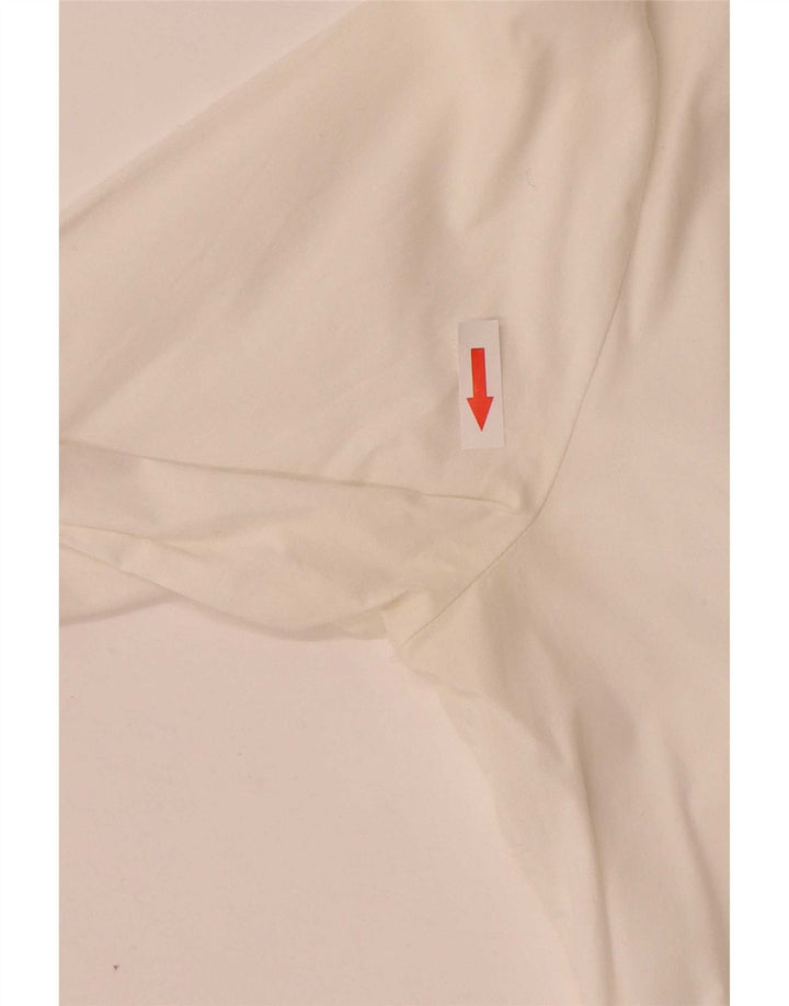 Piero Guidi Camisa para mujer Reino Unido 42 Algodón blanco mediano