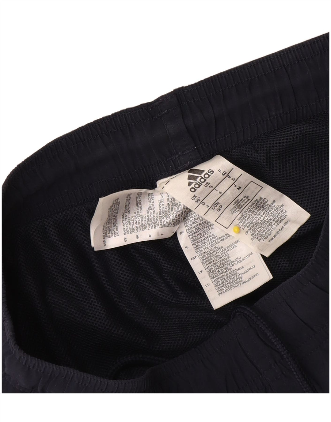 Adidas Pantalones cortos deportivos para hombre Small Azul marino Poliéster