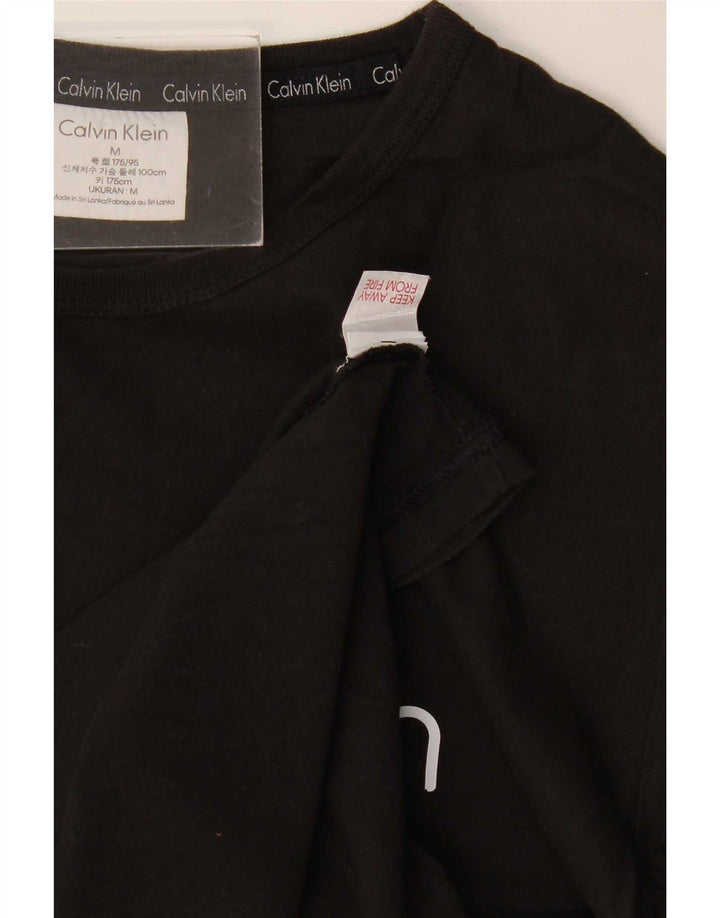 Calvin Klein - Camiseta gráfica para hombre, talla mediana, color negro