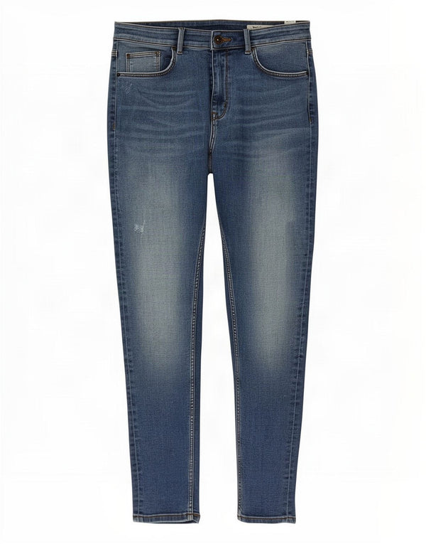 Marks & Spencer Jeans ajustados The Carrie para mujer Reino Unido 14 Grande W32 L26 Azul