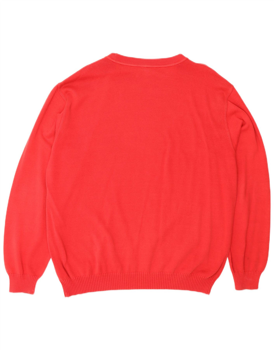 Paul & Shark - Jersey de cuello redondo para hombre, talla grande, algodón rojo