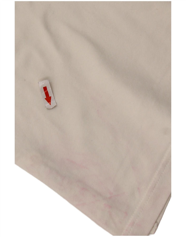 Nike Polo corto para mujer Reino Unido 10/12 Mediano Blanco