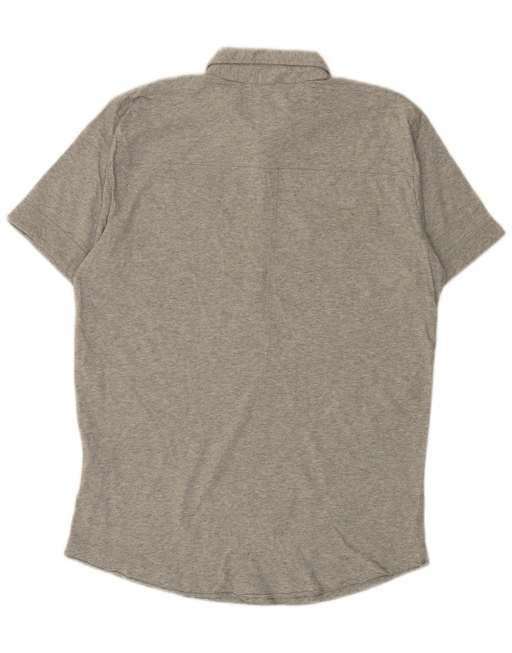 DIESEL Polo Hombre Algodón Gris Medio