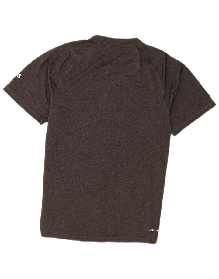 Adidas Hombre Aeroready Camiseta Top Pequeño Gris Poliéster