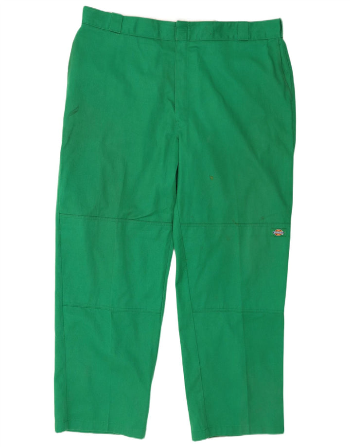 Dickies Pantalón cargo recto para hombre W44 L32 Poliéster verde