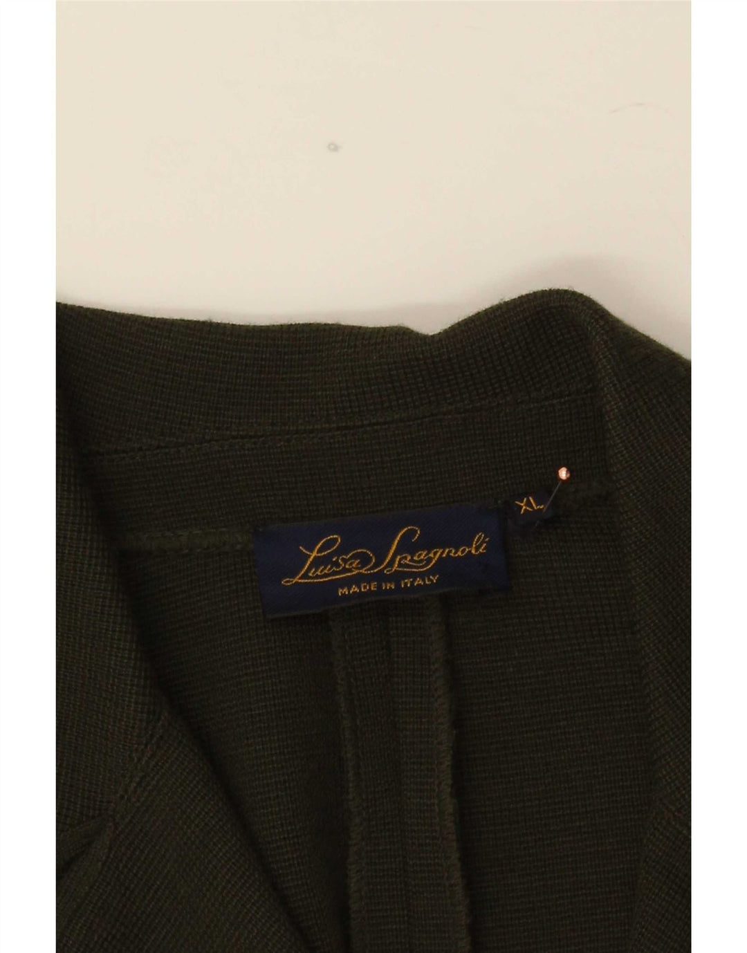 Luisa Spagnoli Chaqueta tipo blazer con 1 botón para mujer UK 40 XL Verde