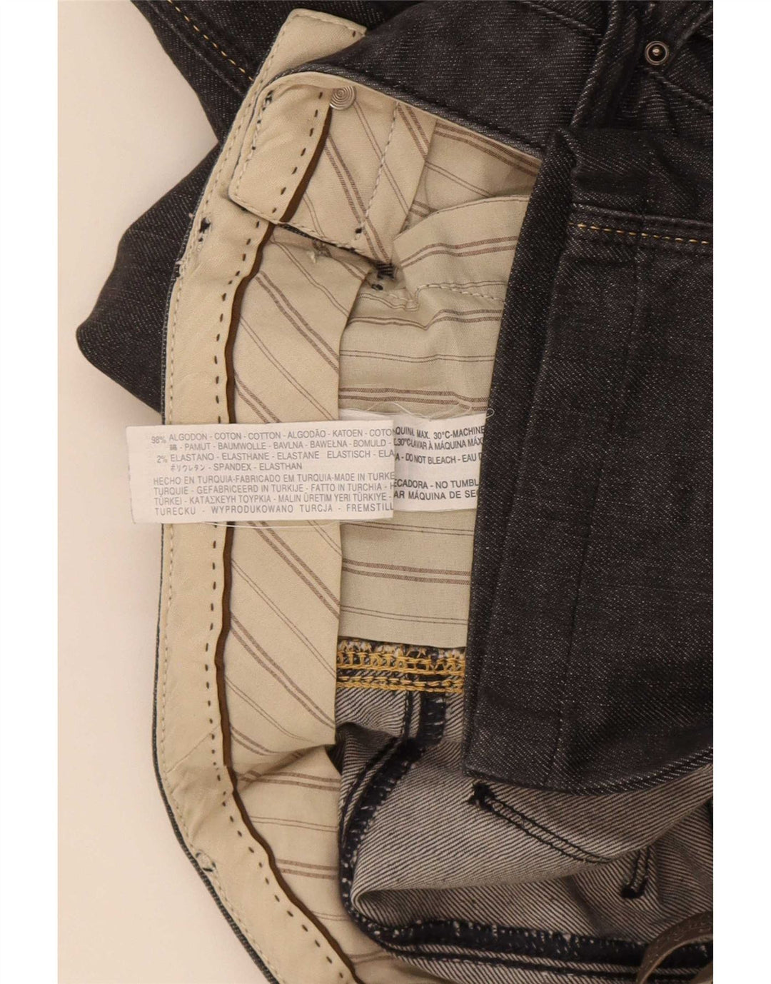 Zara Jeans Rectos Mujer EU 40 Medium W30 L30 Algodón Negro