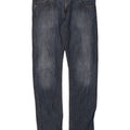Rifle Jeans rectos para hombre IT 48 Medium W34 L34 Algodón azul