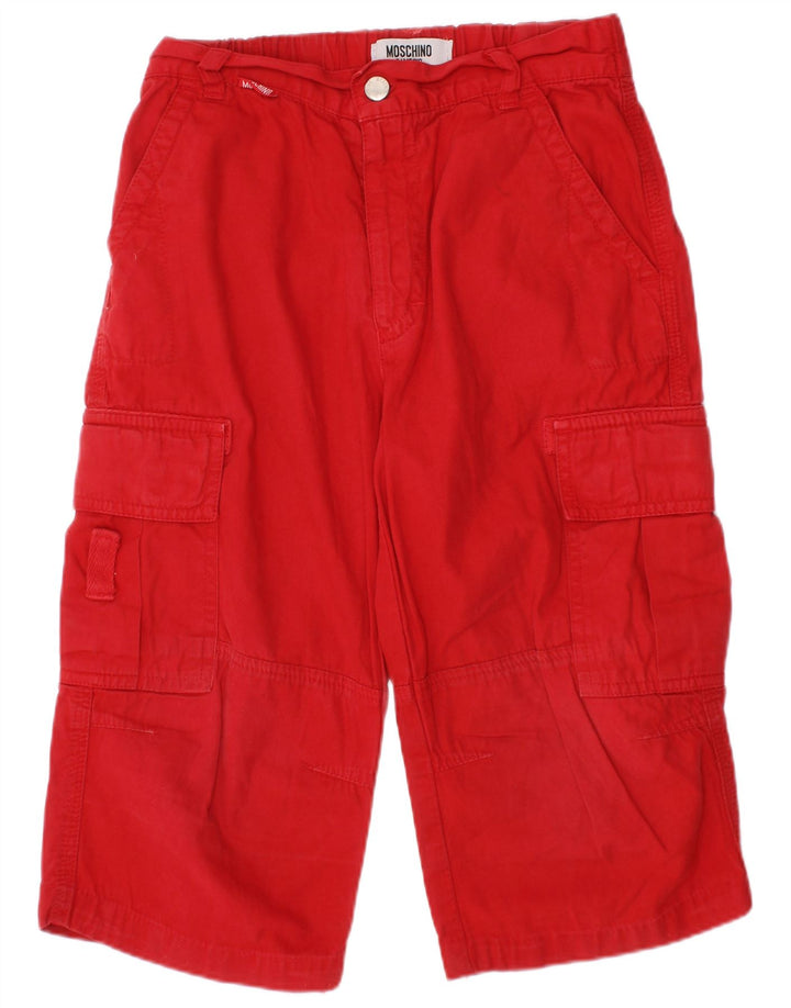 Moschino Bermudas cargo para niños 4-5 años W22 Algodón rojo