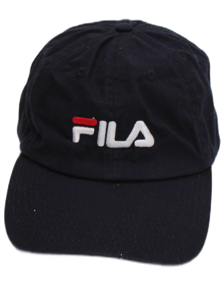 Fila Gorra de béisbol gráfica para hombre Talla única Algodón azul marino