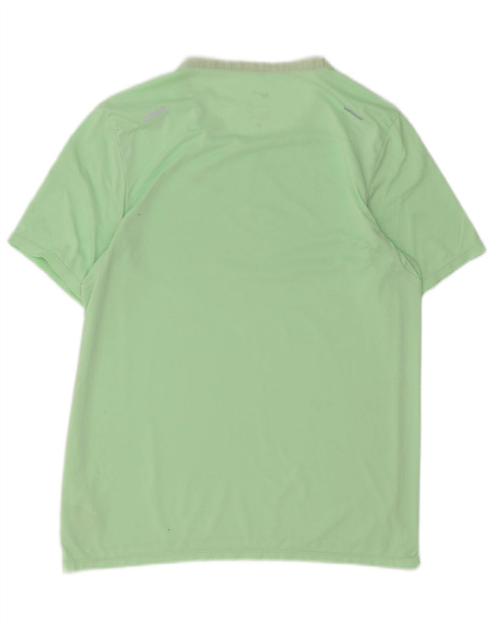 Camiseta Nike Dri Fit para hombre Top Small Verde Poliéster