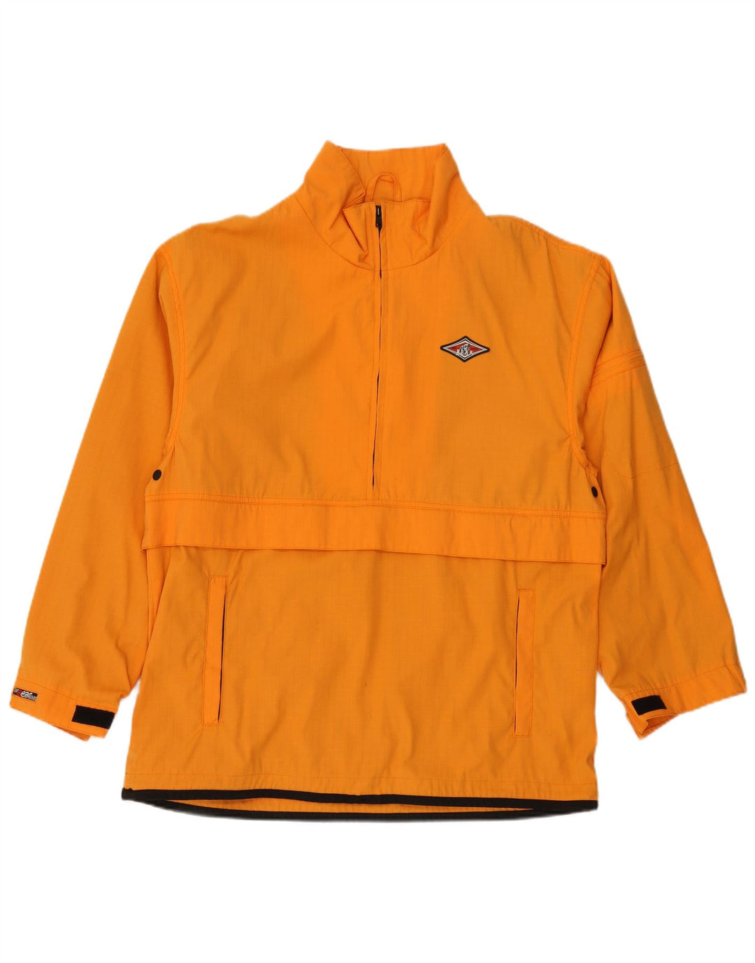 Bear - Chaqueta impermeable para hombre con gráfico, talla 40, poliéster naranja grande