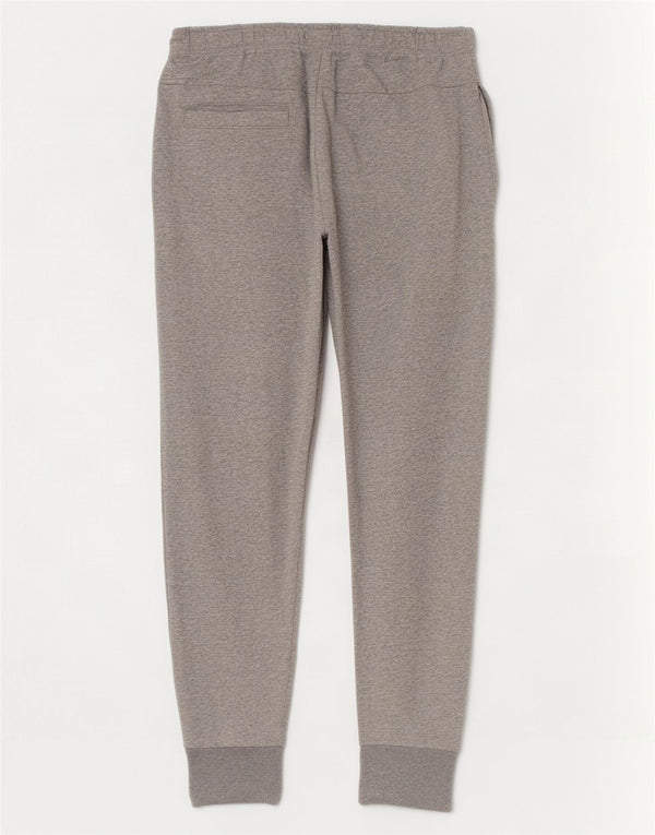 Zara Hombre Pantalón Chándal Joggers Grande Algodón Moteado Gris