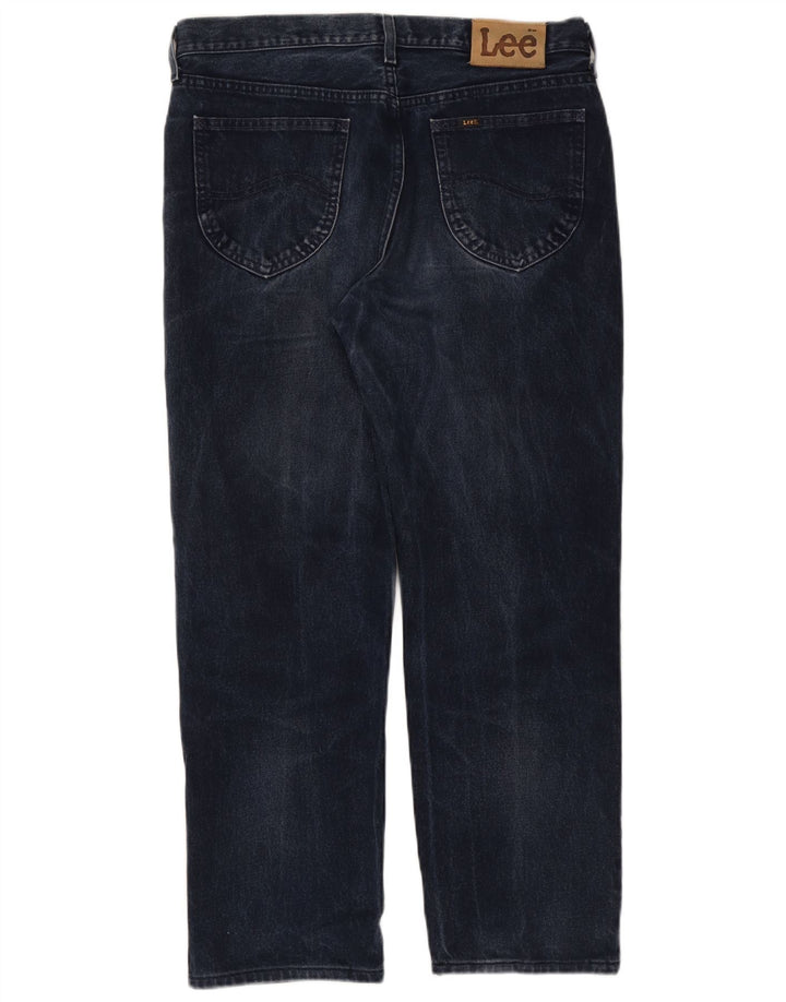 Vaqueros rectos Chicago para hombre Lee W34 L28 Algodón azul marino