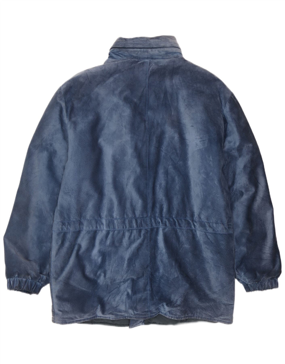 Chaqueta de ante vintage para hombre IT 50 Modal azul grande