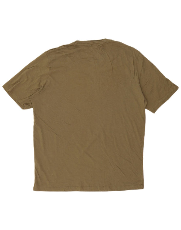 JACK & JONES Camiseta gráfica para hombre Top 2XL Algodón verde