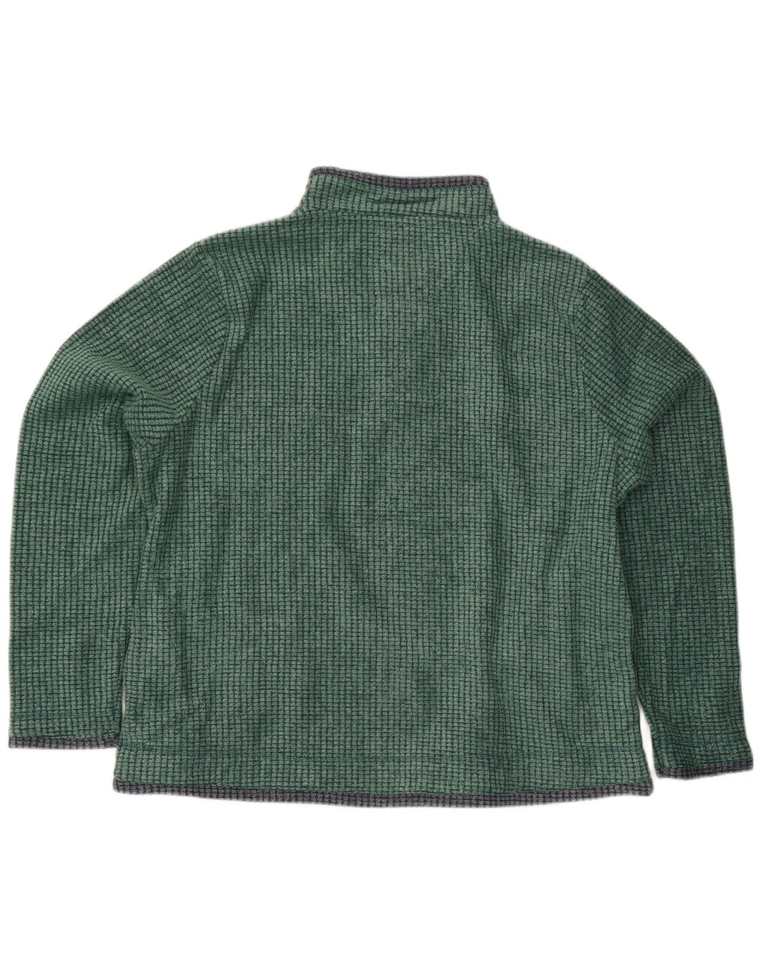 Weird Fish Jersey Polar Hombre con Cremallera y Cuello XL Poliéster Verde