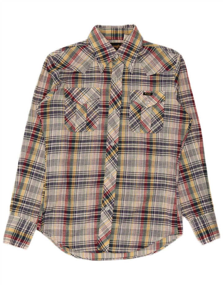 Wrangler Camisa De Franela Mediana De Algodón A Cuadros Multicolor Hombre