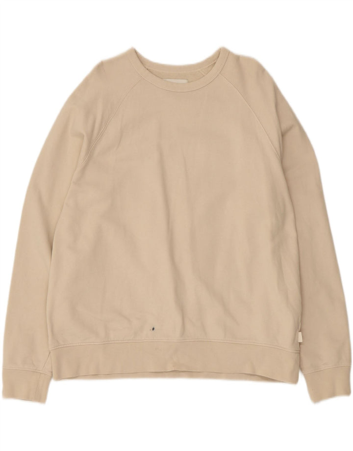 Marks & Spencer - Sudadera para mujer, talla 40, talla grande, algodón beige
