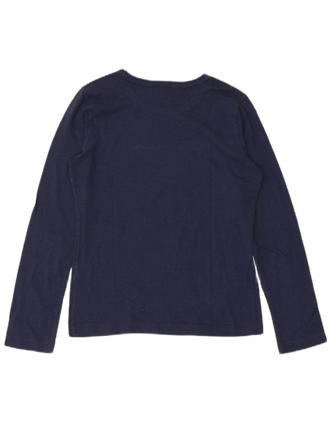 CHAMPION Camiseta de mujer de manga larga UK 8 Small Azul marino Algodón
