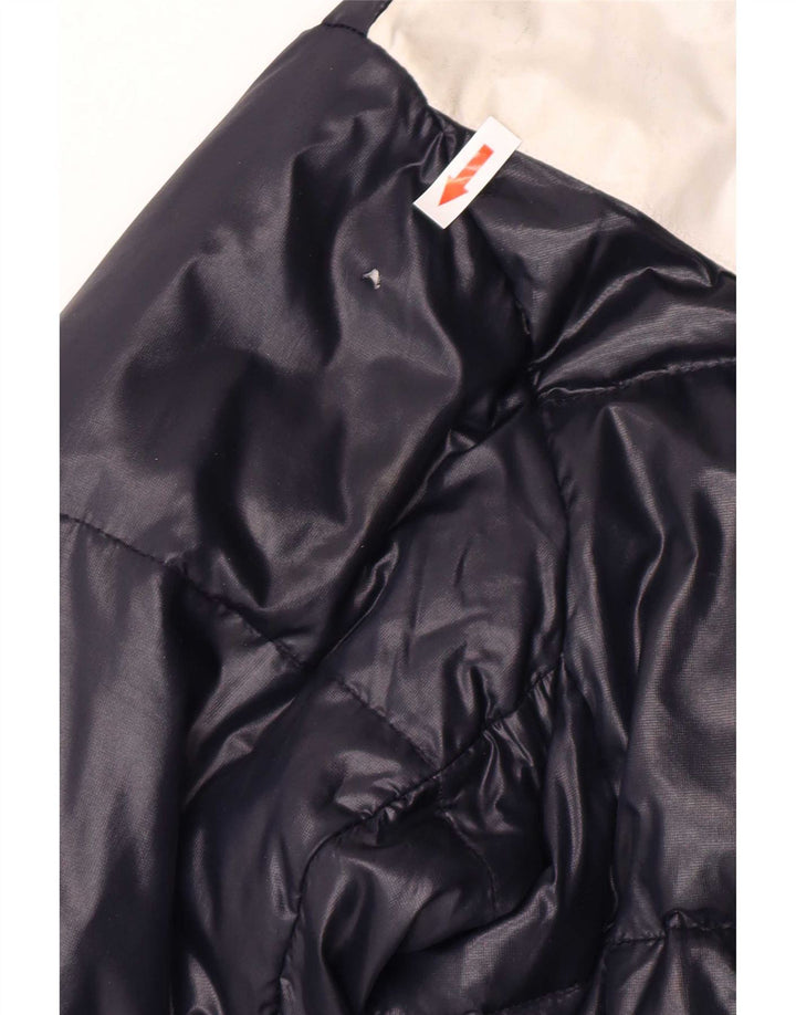 Armani Junior Chaqueta acolchada con capucha para niño 15-16 años Azul marino Colorblock