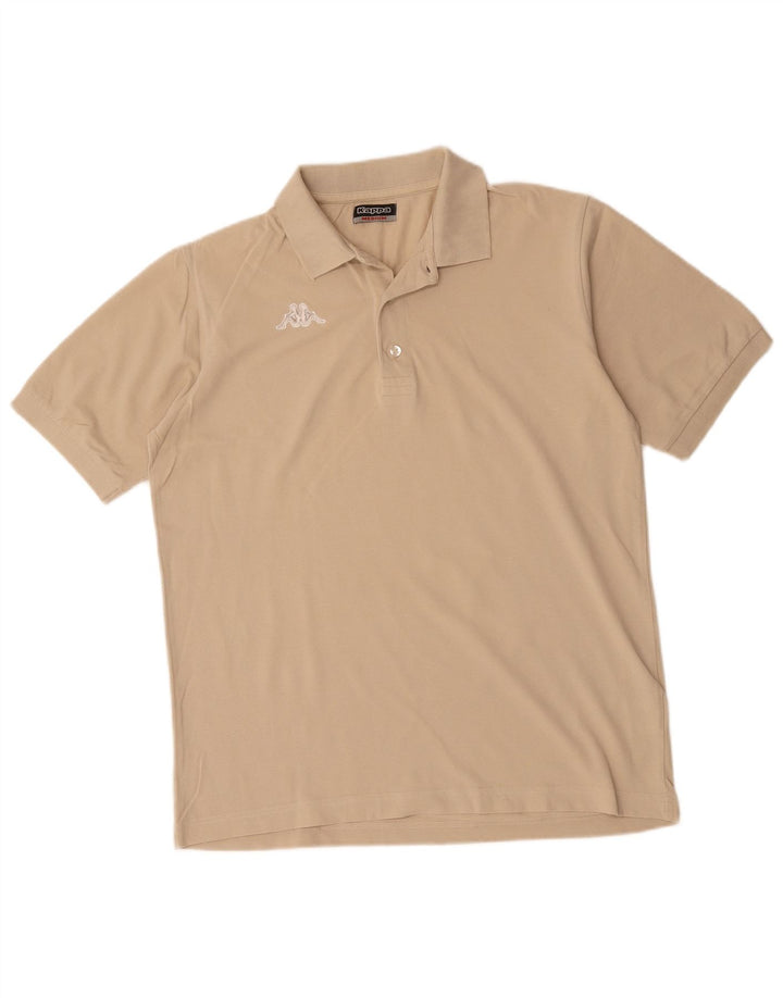 KAPPA Polo Hombre Algodón Beige Medio