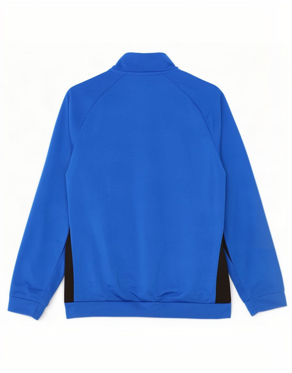 Puma Boys Graphic Chándal Top Chaqueta 7-8 Años Azul Colorblock Poliéster