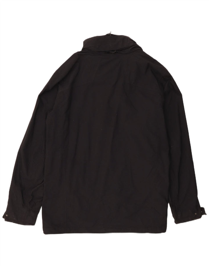 Jack Wolfskin Chaqueta cortavientos para hombre UK 50 3XL Poliamida negra